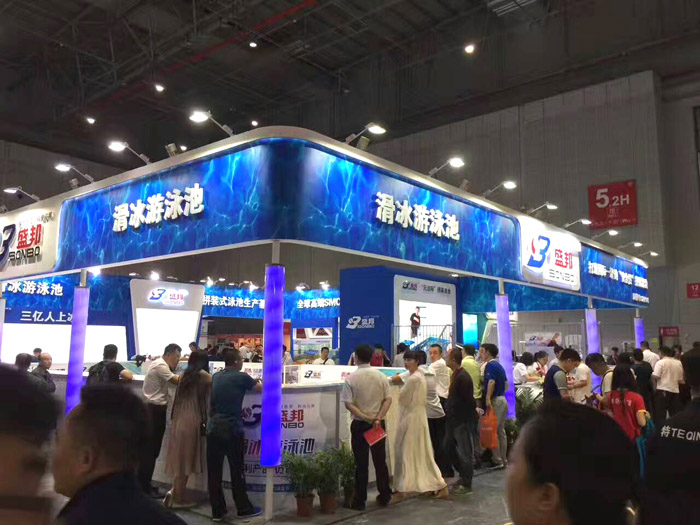 盛邦無(wú)邊際拼裝泳池